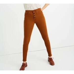 Madewell 9" Mid Rise Skinny Jeans 27